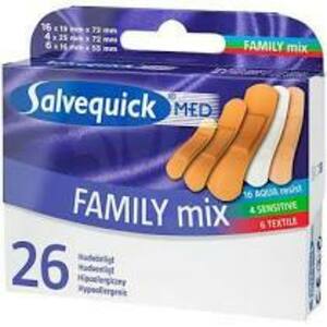 Salvequick Med Family Mix Sebtapasz 26x