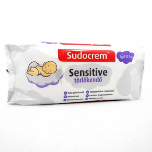 Sudocrem Sensitive törlőkendő 55x